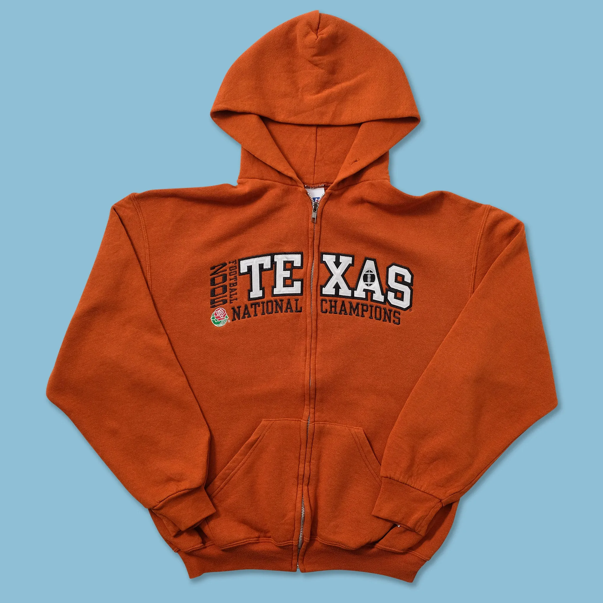 2005 Russell Athletic Texas Zip Hoody Medium