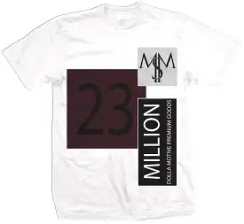 23 M$M - White T-Shirt