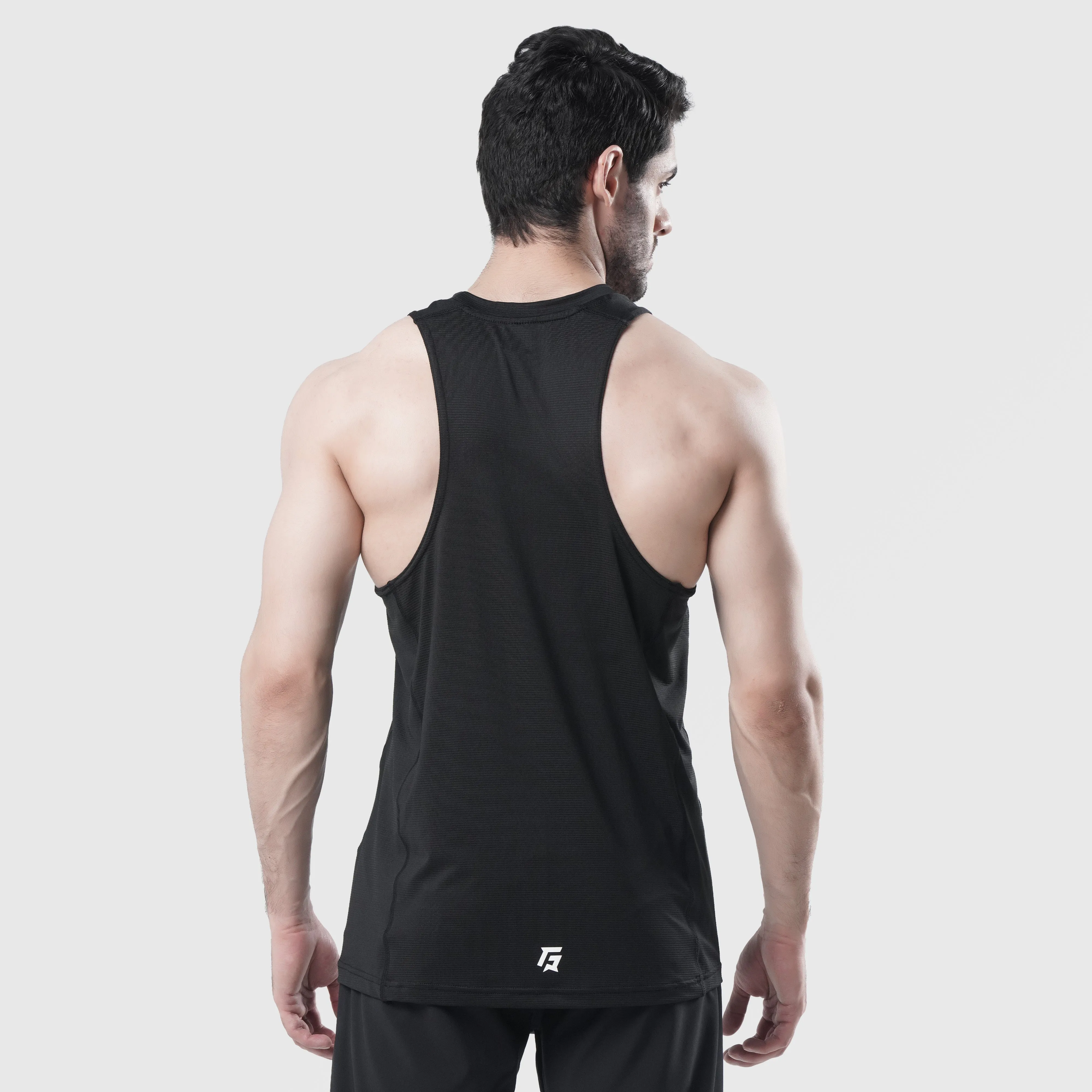 Air Vent Tank Top (Black)