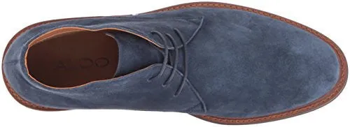 ALDO MEN'S GRANGES CHUKKA BOOT, NAVY SUEDE, 7 D US