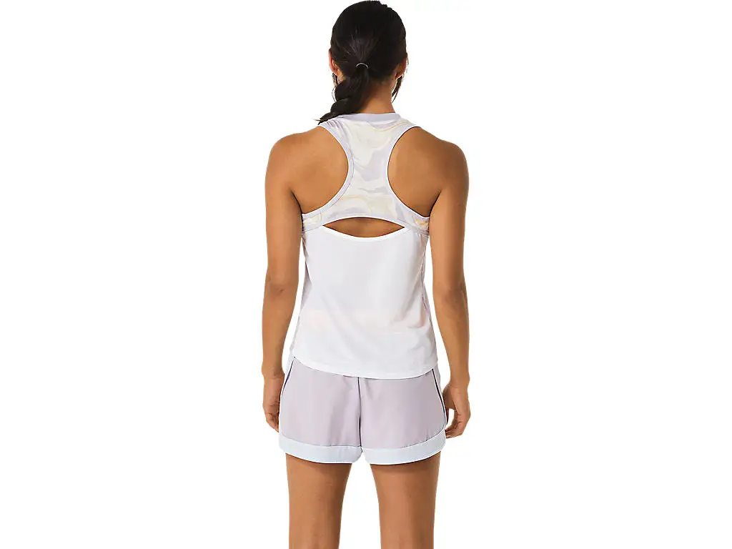 Asics Tank Top Match Graphic Tank Dames Lila