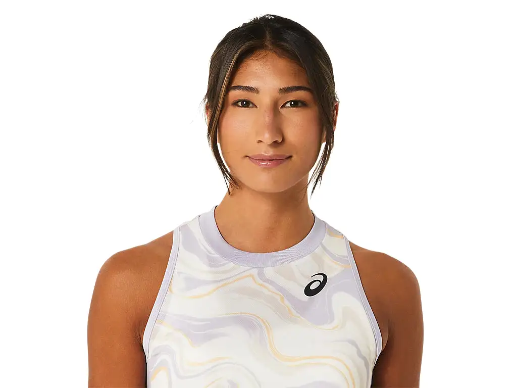 Asics Tank Top Match Graphic Tank Dames Lila