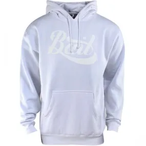 BAIT Script Logo Pullover Hoody (white / white)