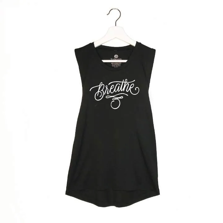 Breathe Tattoo - Ladies’ Muscle Tank