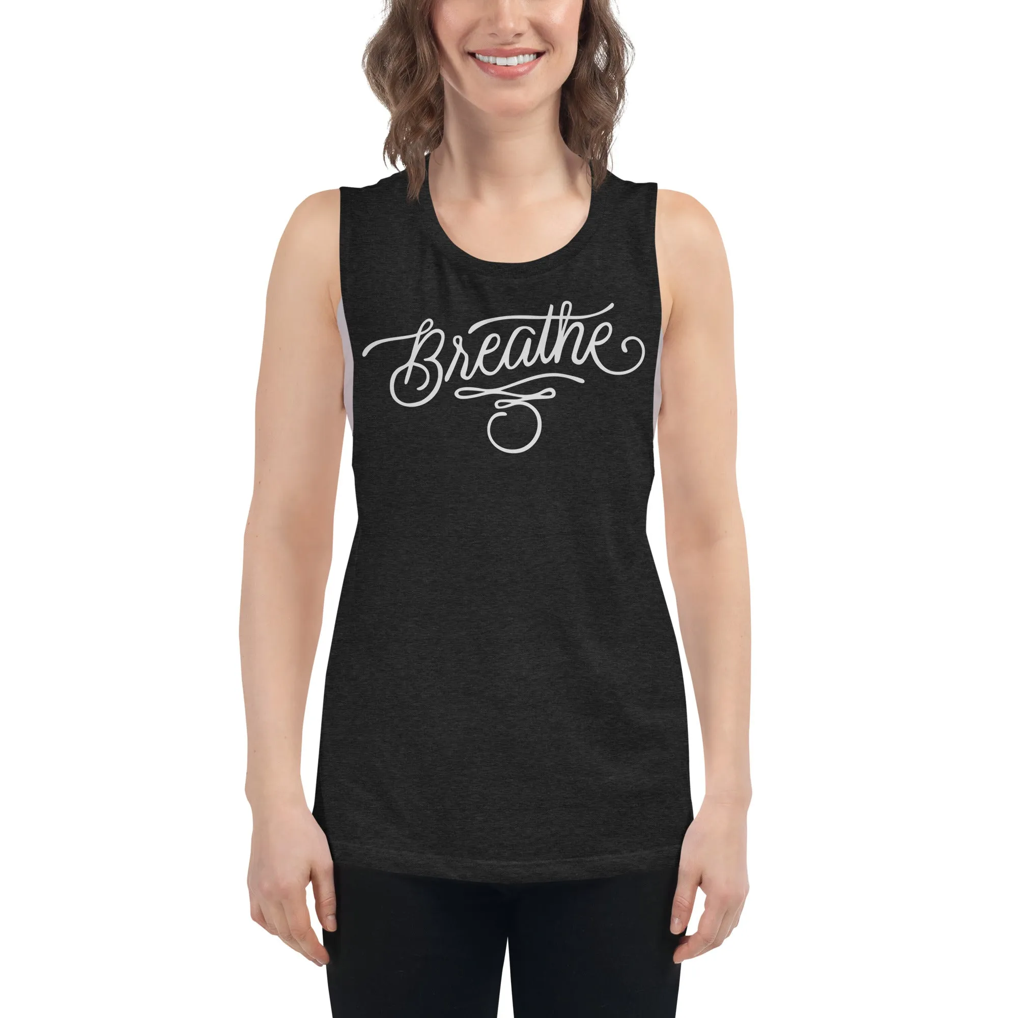 Breathe Tattoo - Ladies’ Muscle Tank