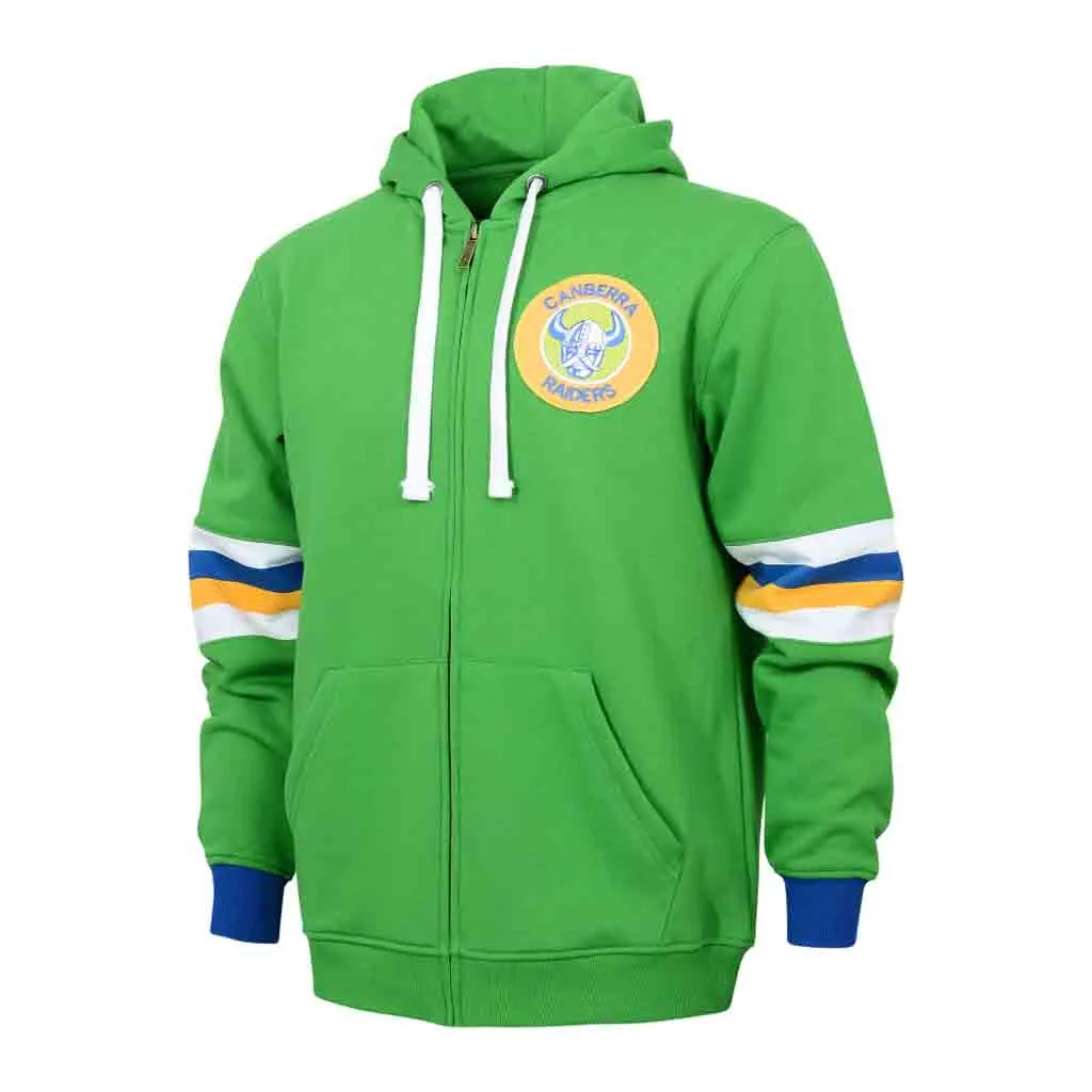 Canberra Raiders Retro Zip Hoodie Adult