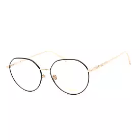 Chopard VCHF71M Eyeglasses Shiny Rose Gold/Black / Clear Lens