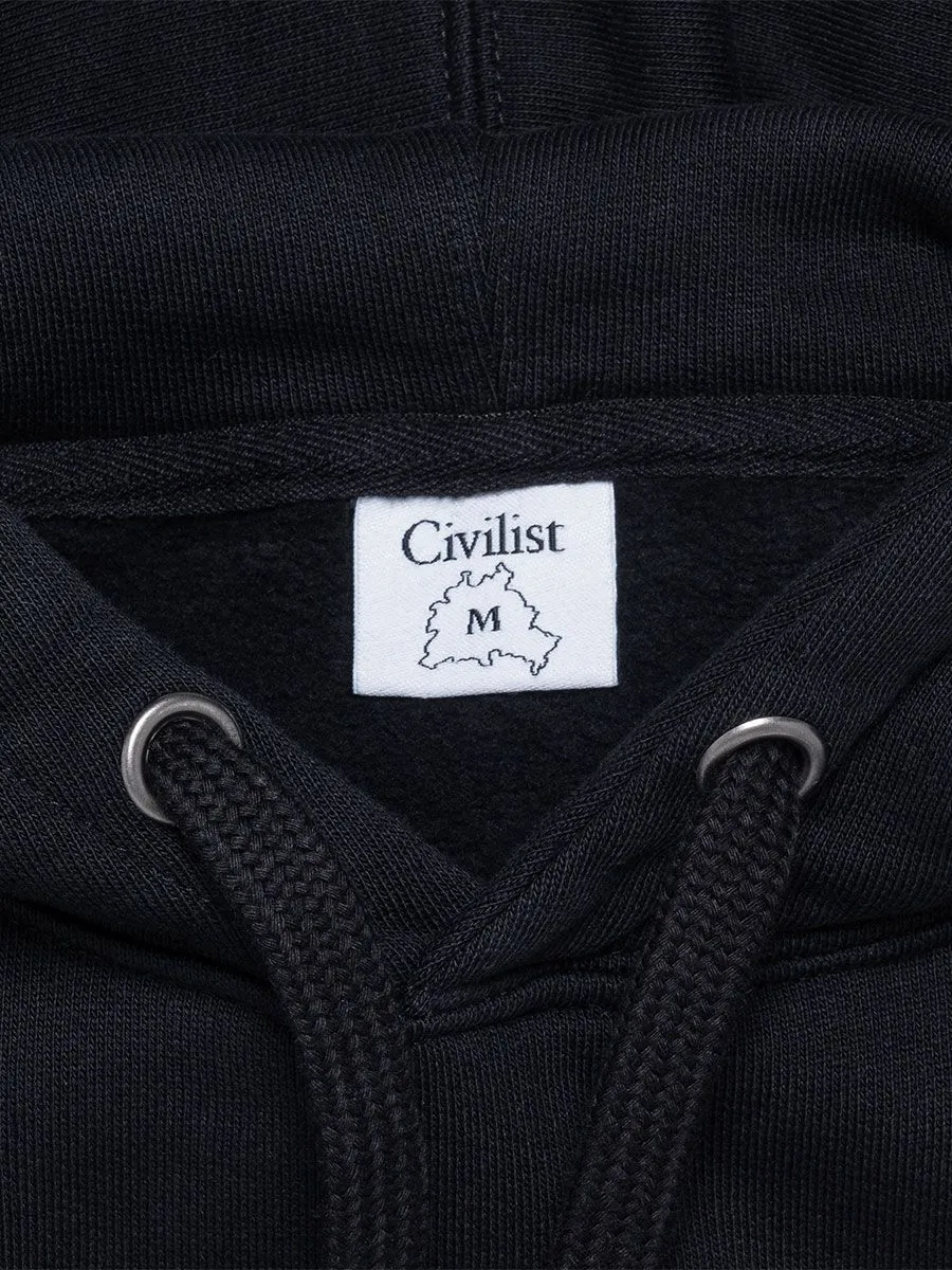 Civilist Curl Hoody - Black