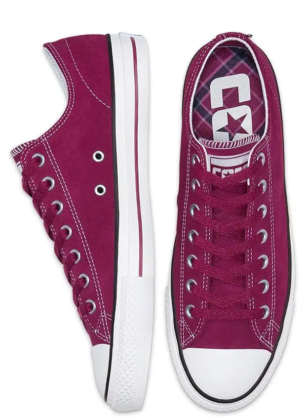 Cons CTAS Pro / Rose Maroon / White