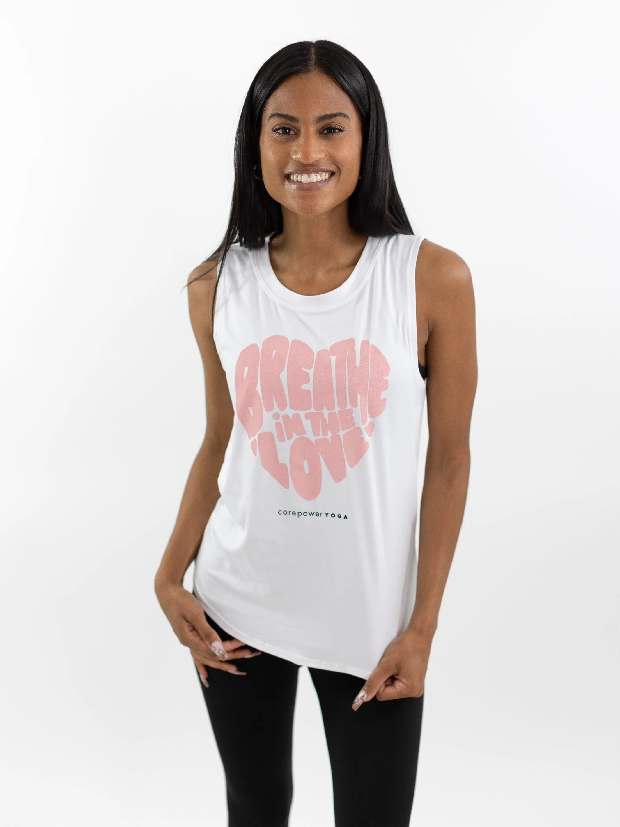 CorePower Breathe Love Tank