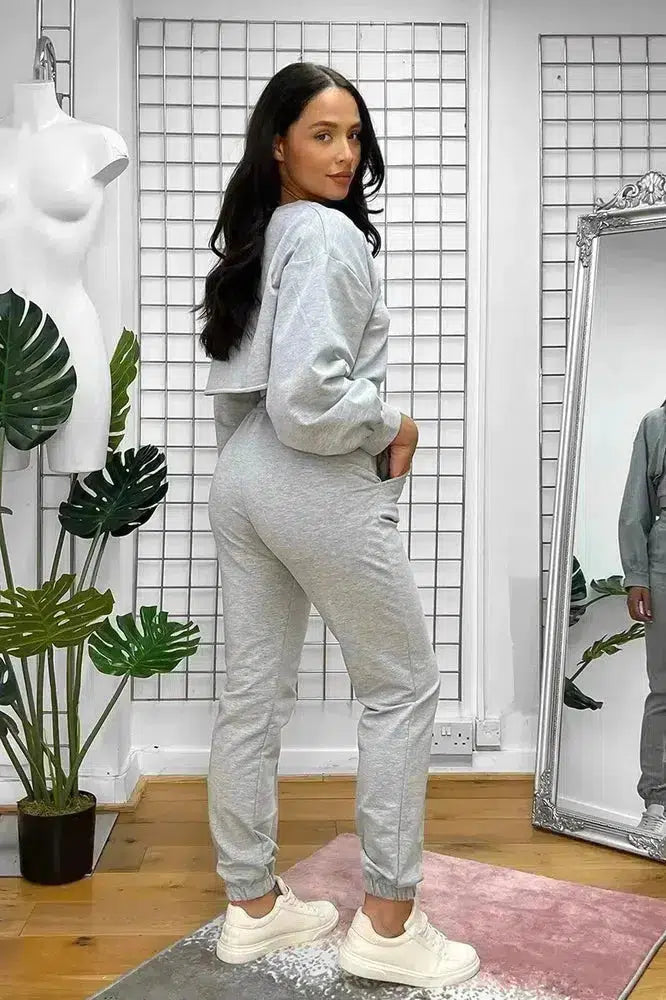 Cut Out Top Three Piece Tracksuit