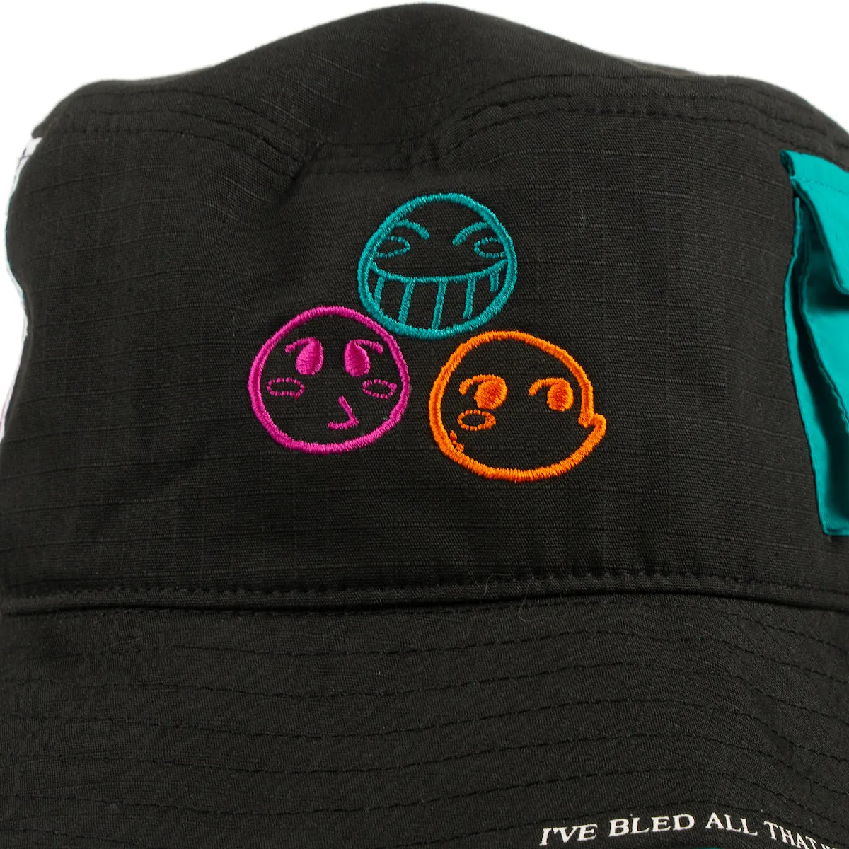 Ed Smiley Black Bucket Hat