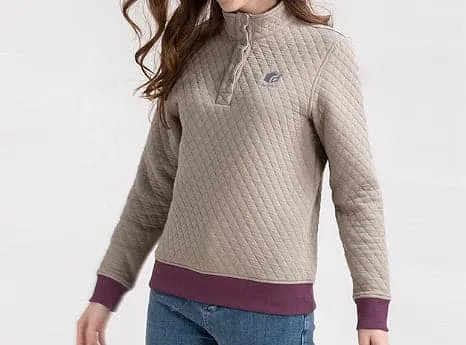 FitVille Women's EN-JOY Knit Half Zip