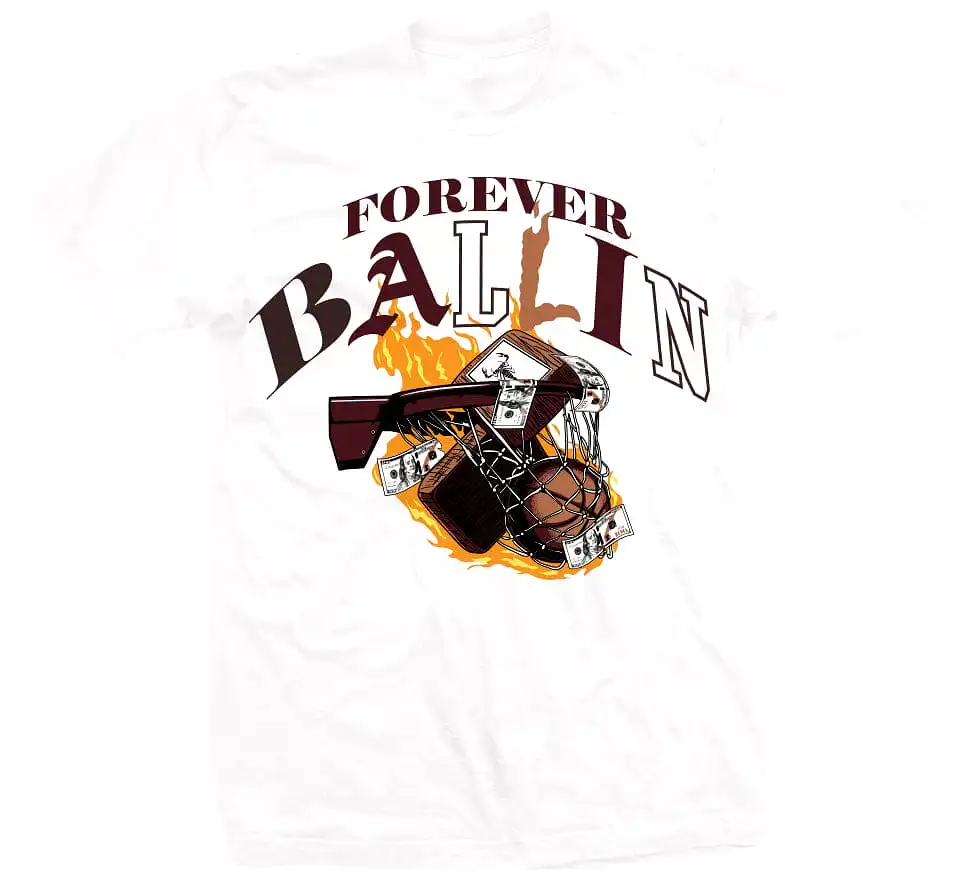 Forever Ballin - White T-Shirt