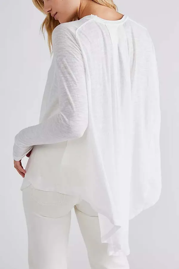 Free People Aria Trapeze Long-Sleeve