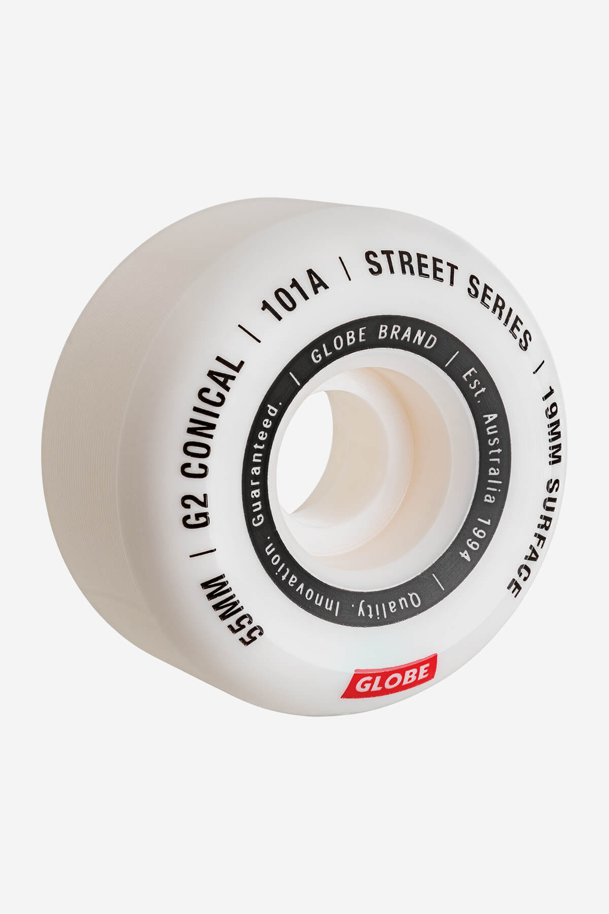 G2 Conical Street Skateboard Wheel - White