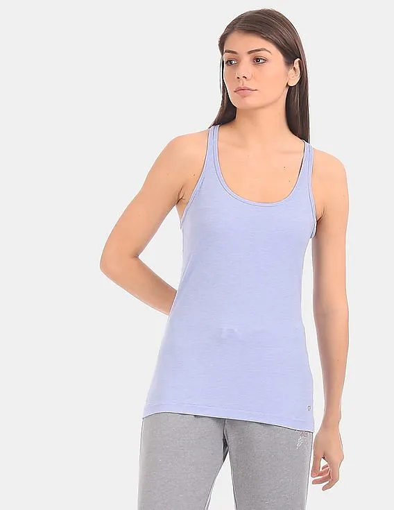 GAP Women Blue GapFit Breathe Racerback Tank