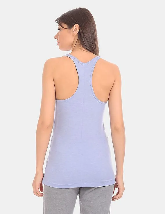 GAP Women Blue GapFit Breathe Racerback Tank