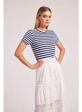 Generation Love - Rina Striped Top - Navy/White