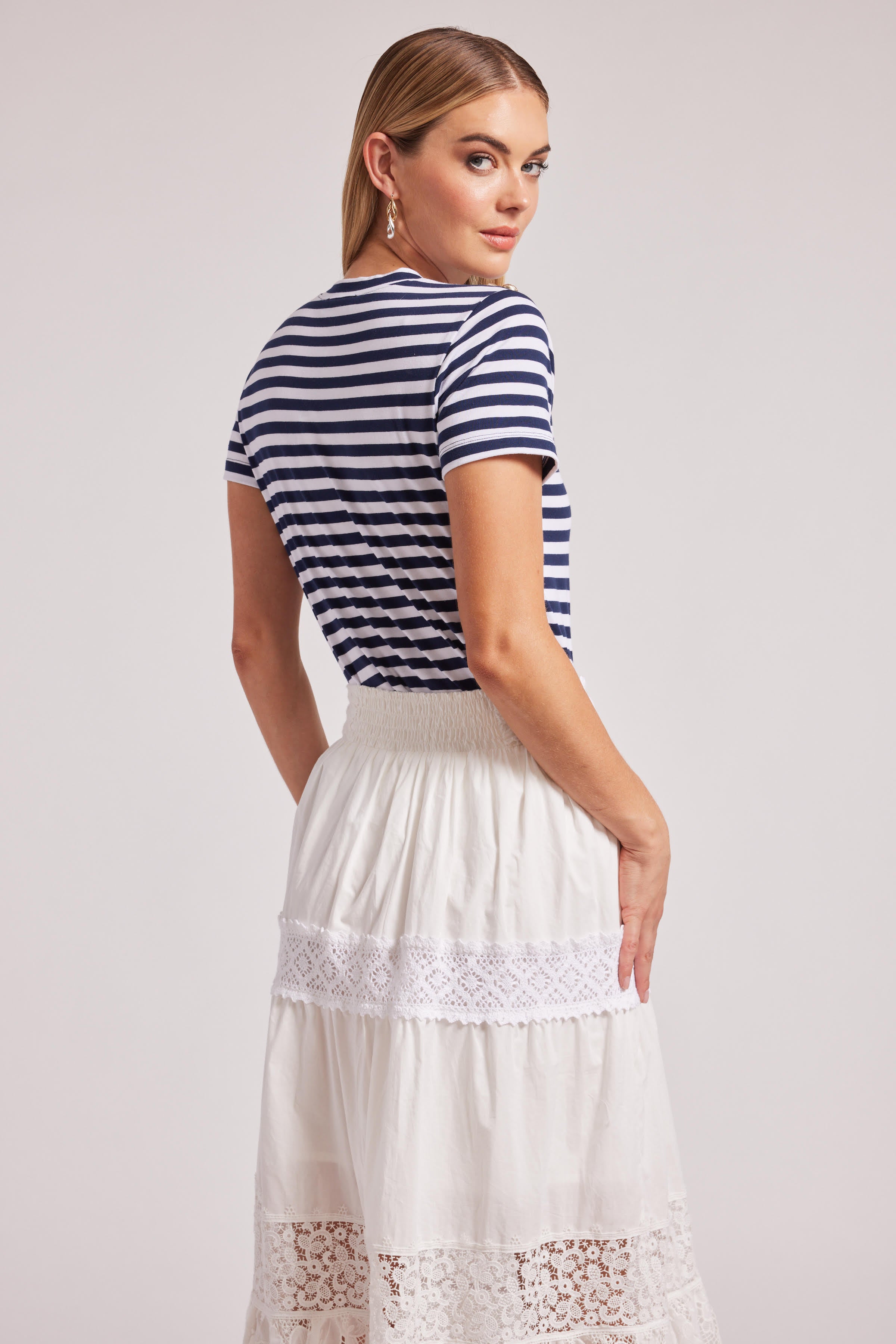 Generation Love - Rina Striped Top - Navy/White