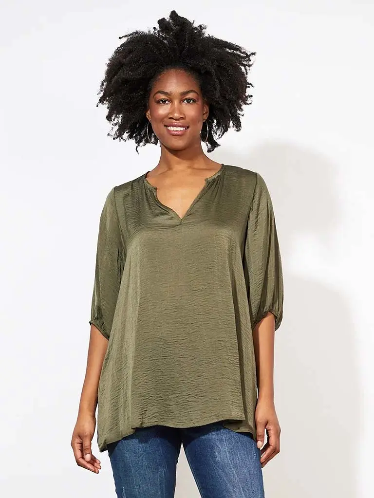 Haven Barbados Relax Top - Khaki