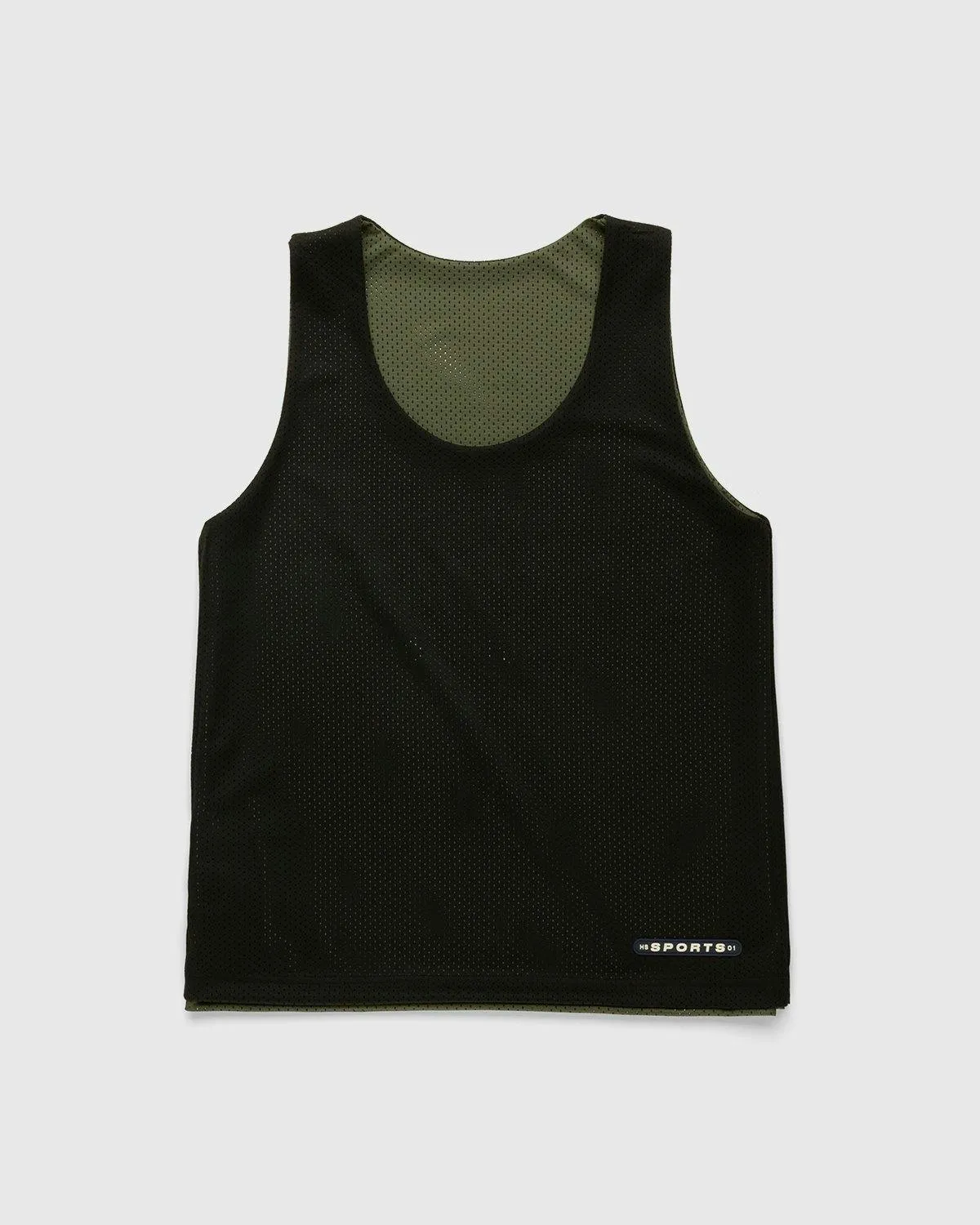 Highsnobiety – HS Sports Reversible Mesh Tank Top Black/Khaki | Highsnobiety Shop