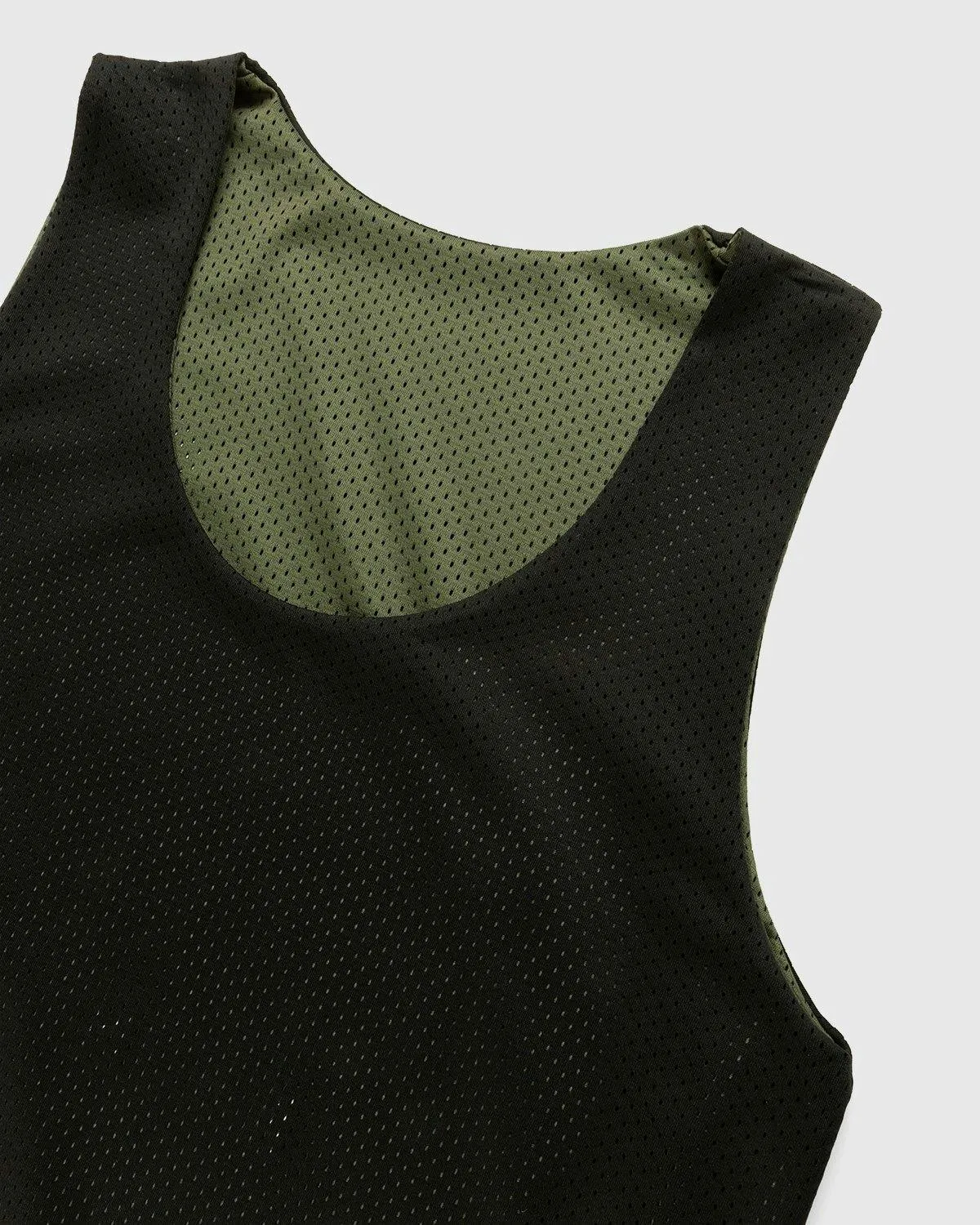 Highsnobiety – HS Sports Reversible Mesh Tank Top Black/Khaki | Highsnobiety Shop