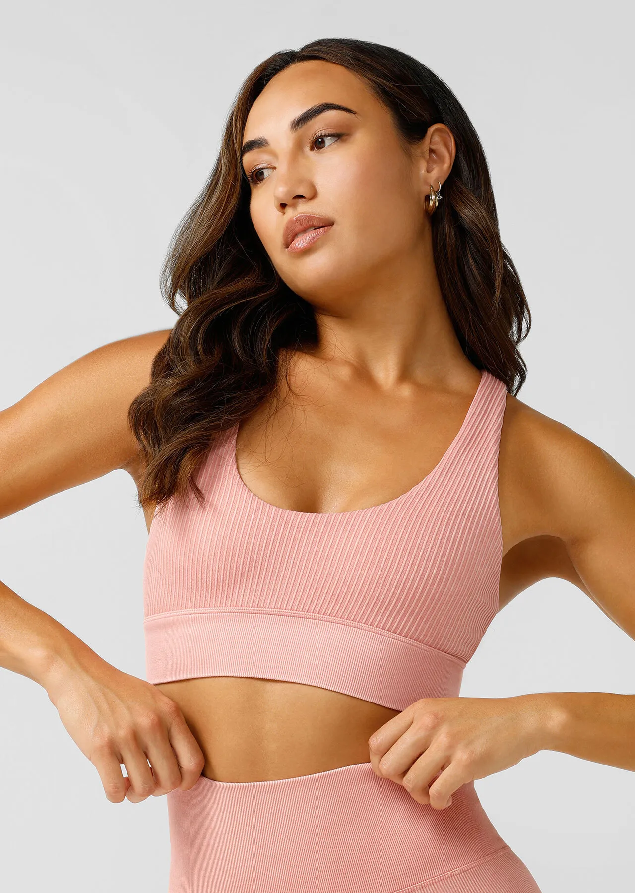 It Girl Wide Rib Seamless Sports Bra | All Day Support | Lorna Jane Australia