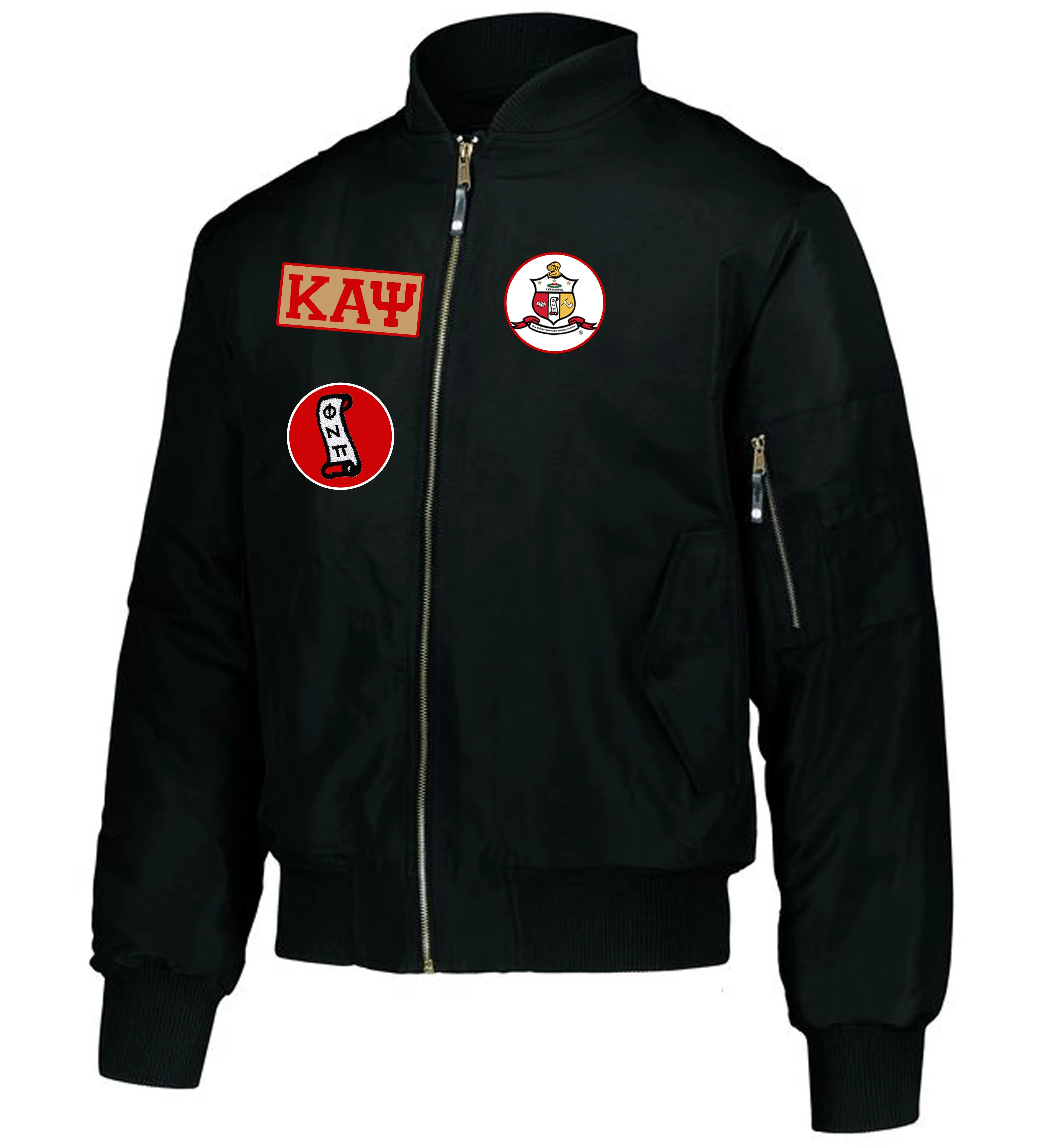 Kappa Alpha Psi Bomber Jacket Patches