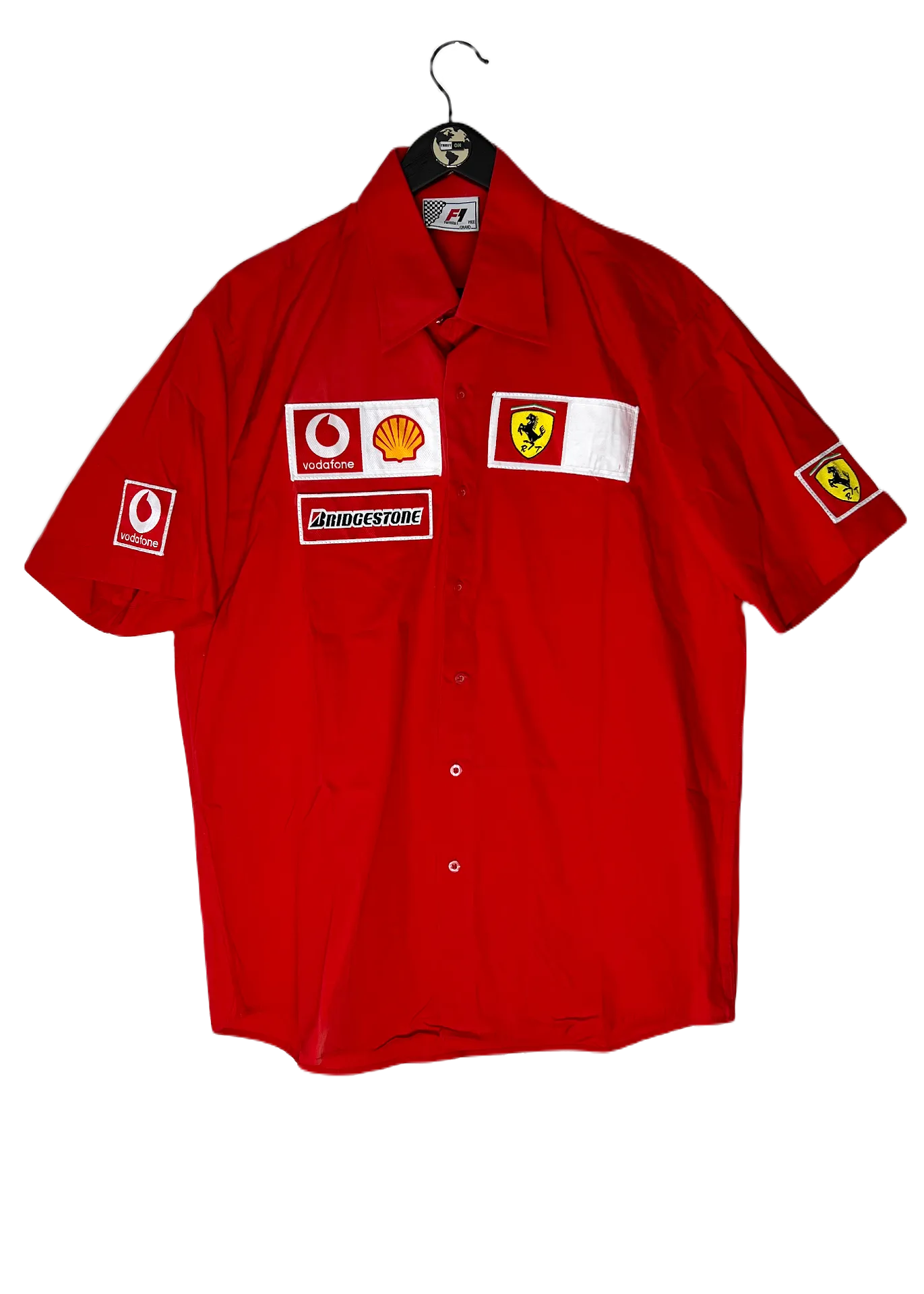 Kopie van Vintage Ferrari Button Shirt L