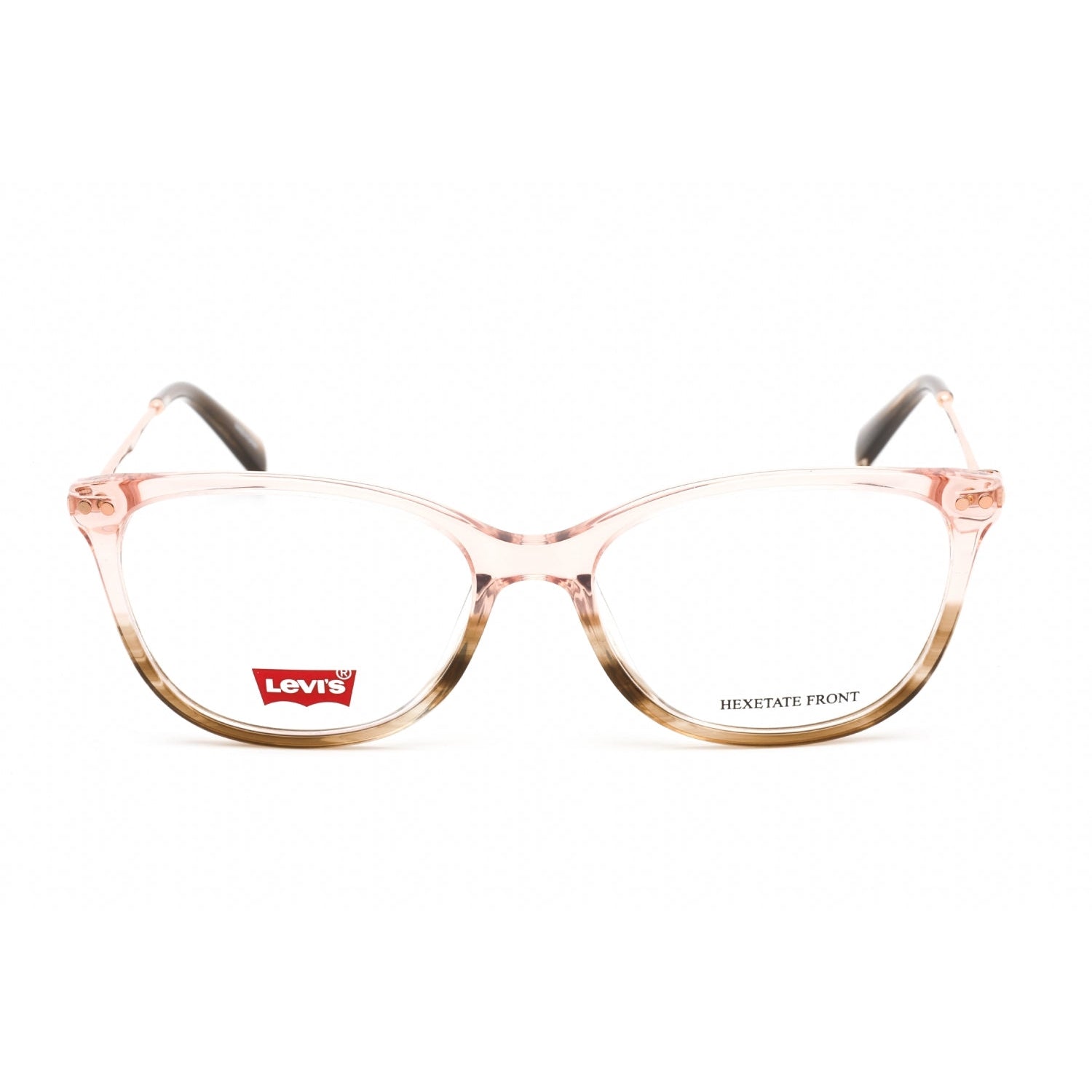 Levi's LV 5021 Eyeglasses Pink Horn / Clear Lens