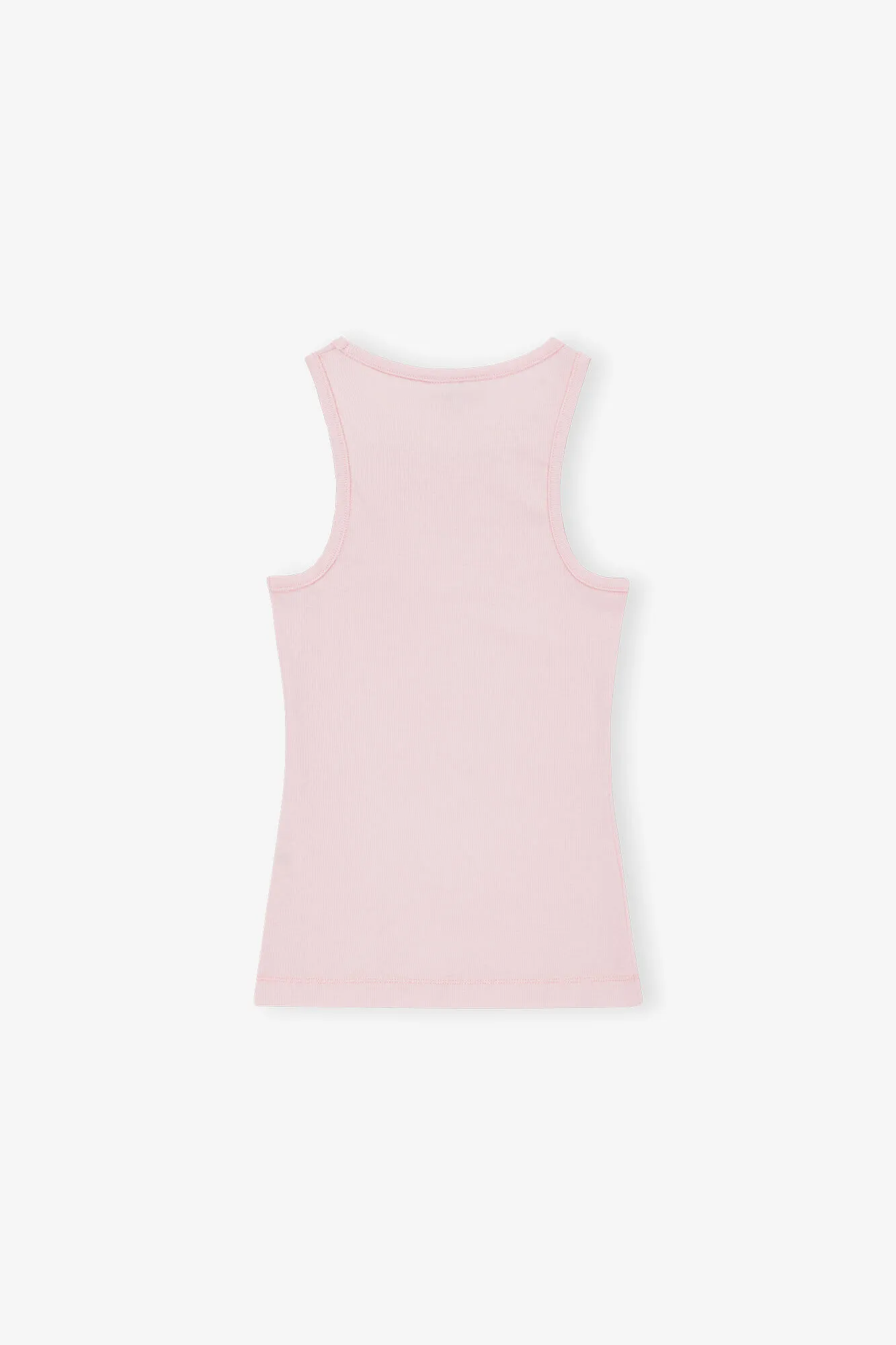 Light Pink Soft Cotton Rib Tank Top