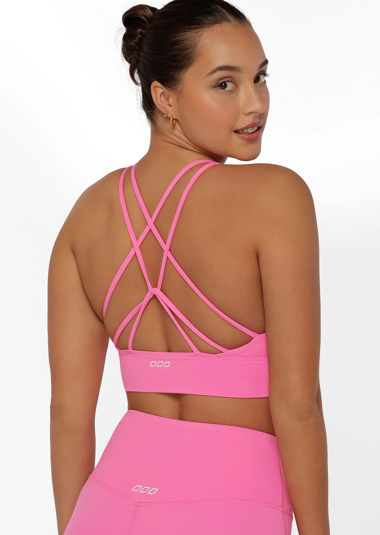 Lotus Sports Bra | Pink | All Day Support | Lorna Jane Australia