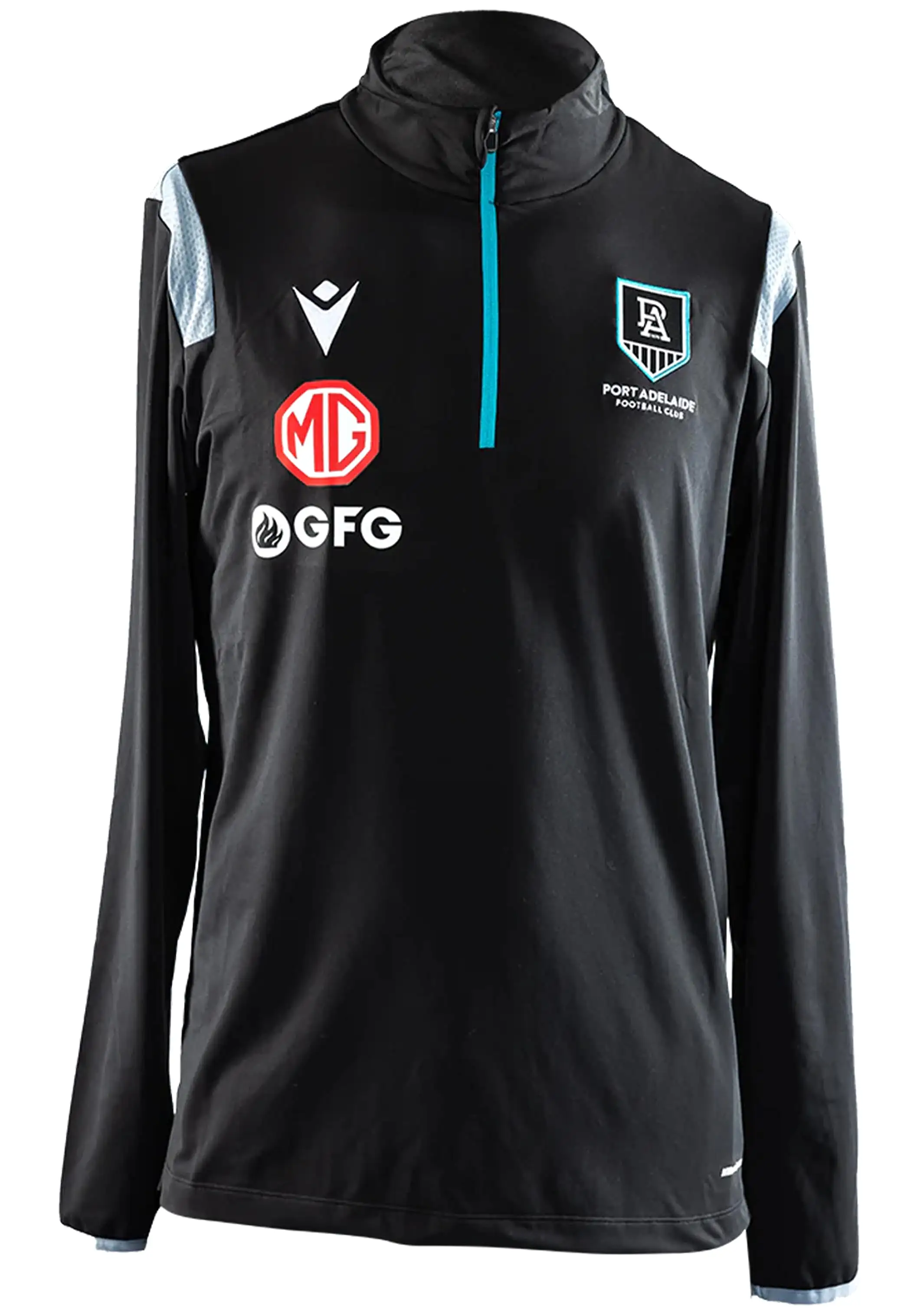 Macron Youth Port Adelaide M20 Perormance Softshell Jacket L/S <br> 58196290