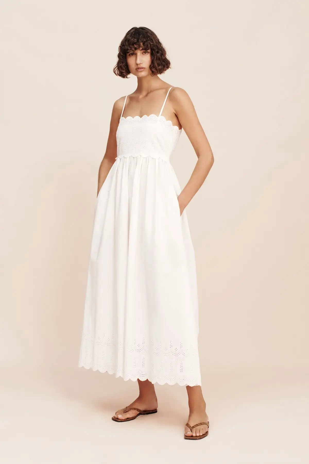 MAISIE DRESS - VINTAGE WHITE