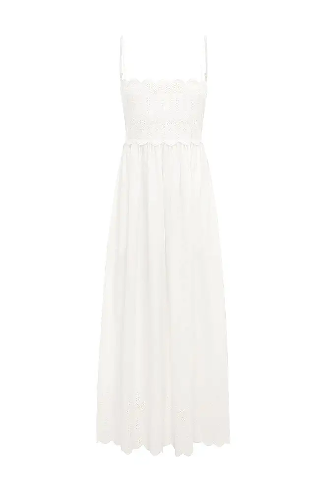 MAISIE DRESS - VINTAGE WHITE