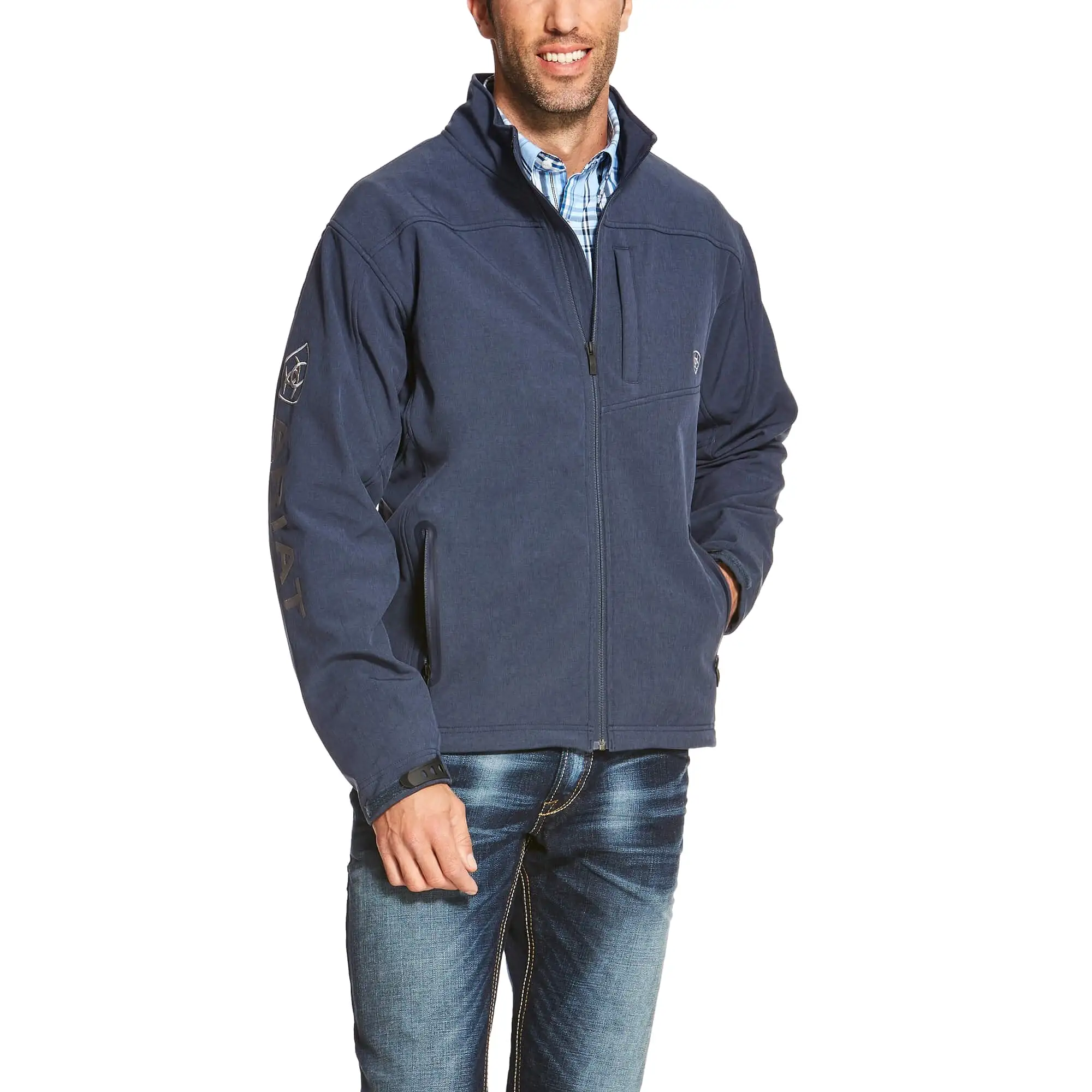 Men's Ariat Logo Softshell Jacket