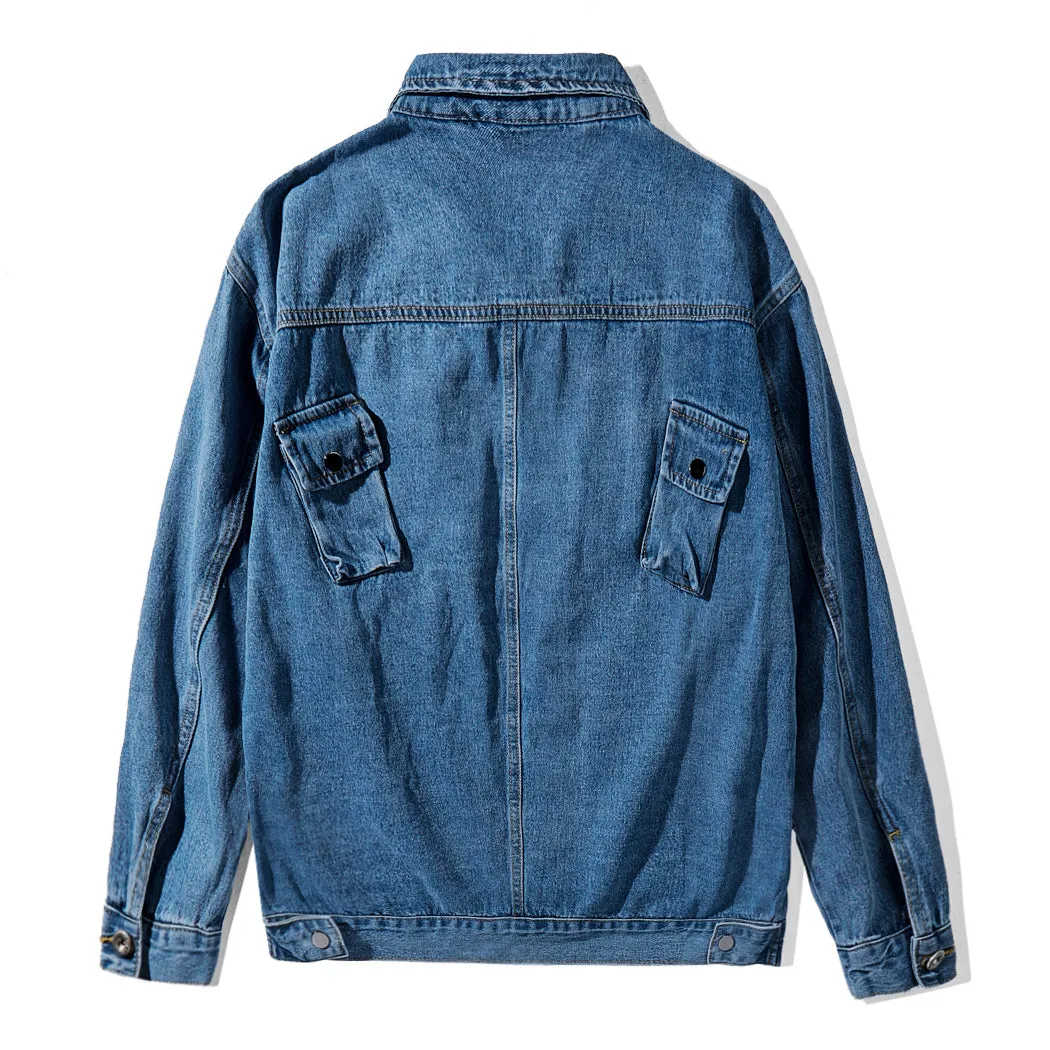 Multi pocket denim jacket