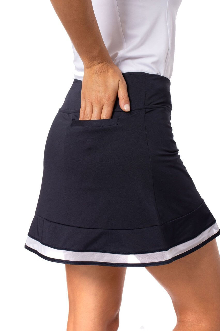 Navy Top Golf Pull-On Skort