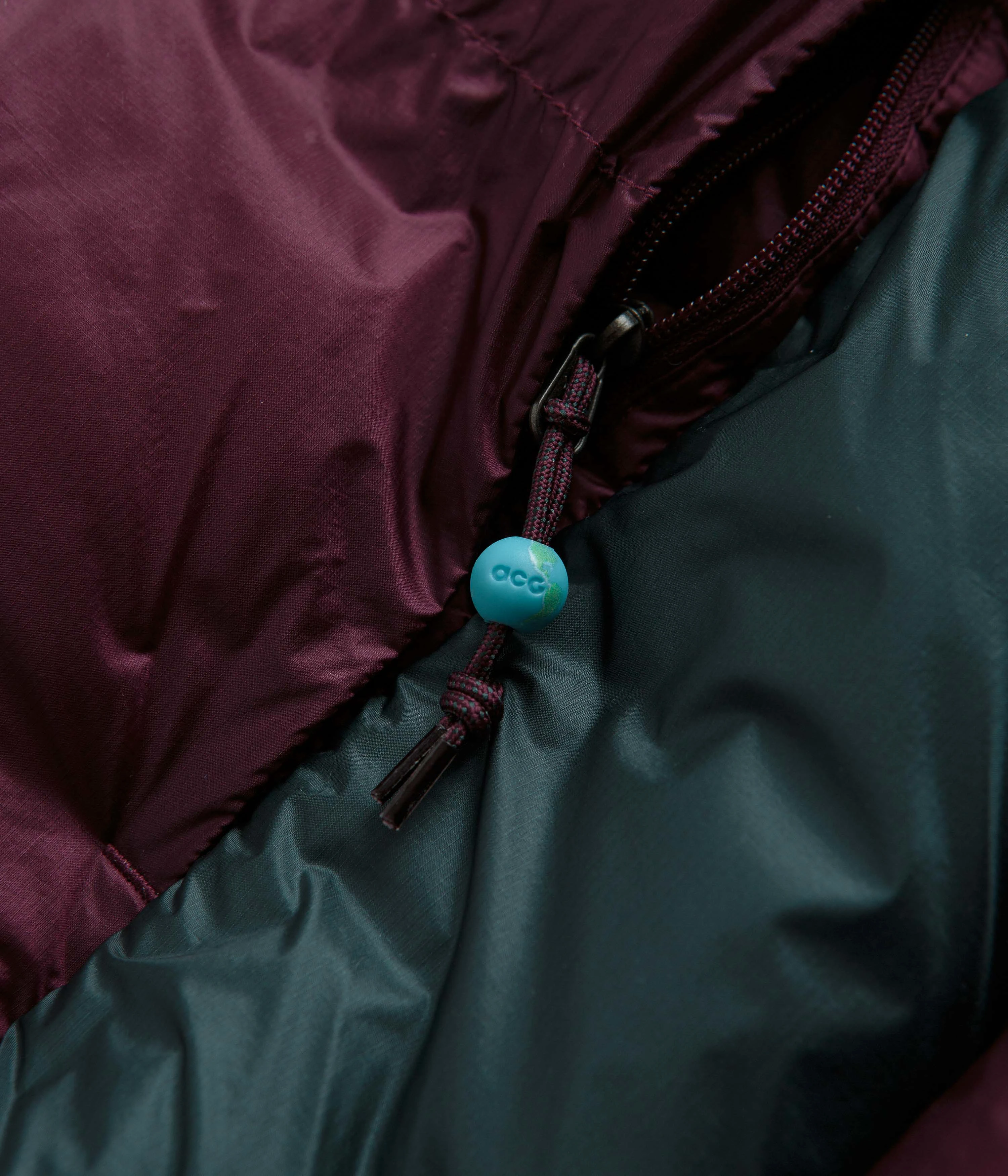 Nike ACG Lunar Lake Puffer Jacket - Night Maroon / Deep Jungle / Summit White