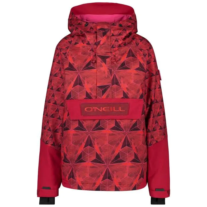 O'NEILL PW O' RIGINALS ANORAK  - RED AOP - SIZE SMALL