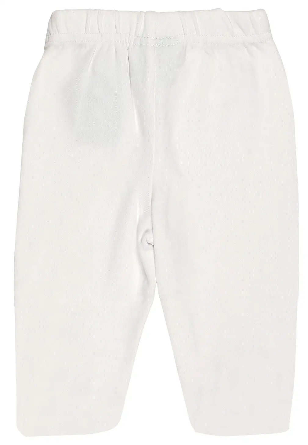 Organic Cotton Baby Pants Footed GOTS Certified Clothing (White)