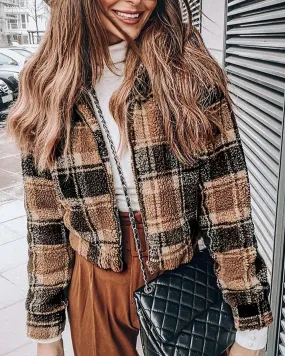 Plaid Sweet Jacket