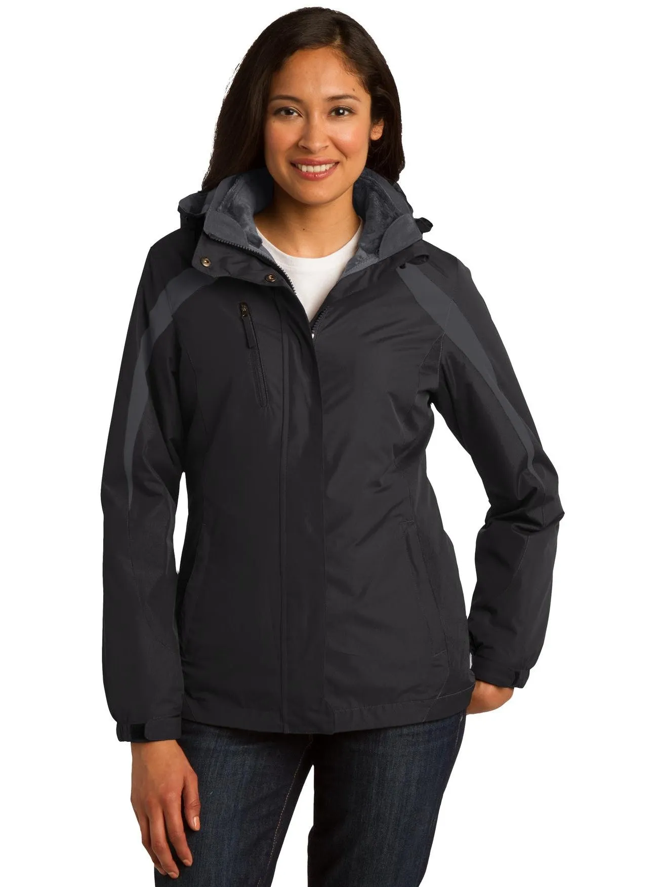 Port Authority Ladies Colorblock 3-in-1 Jacket