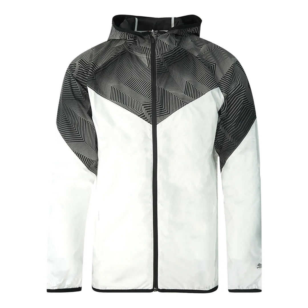 Puma Last Lap Graphic White Jacket