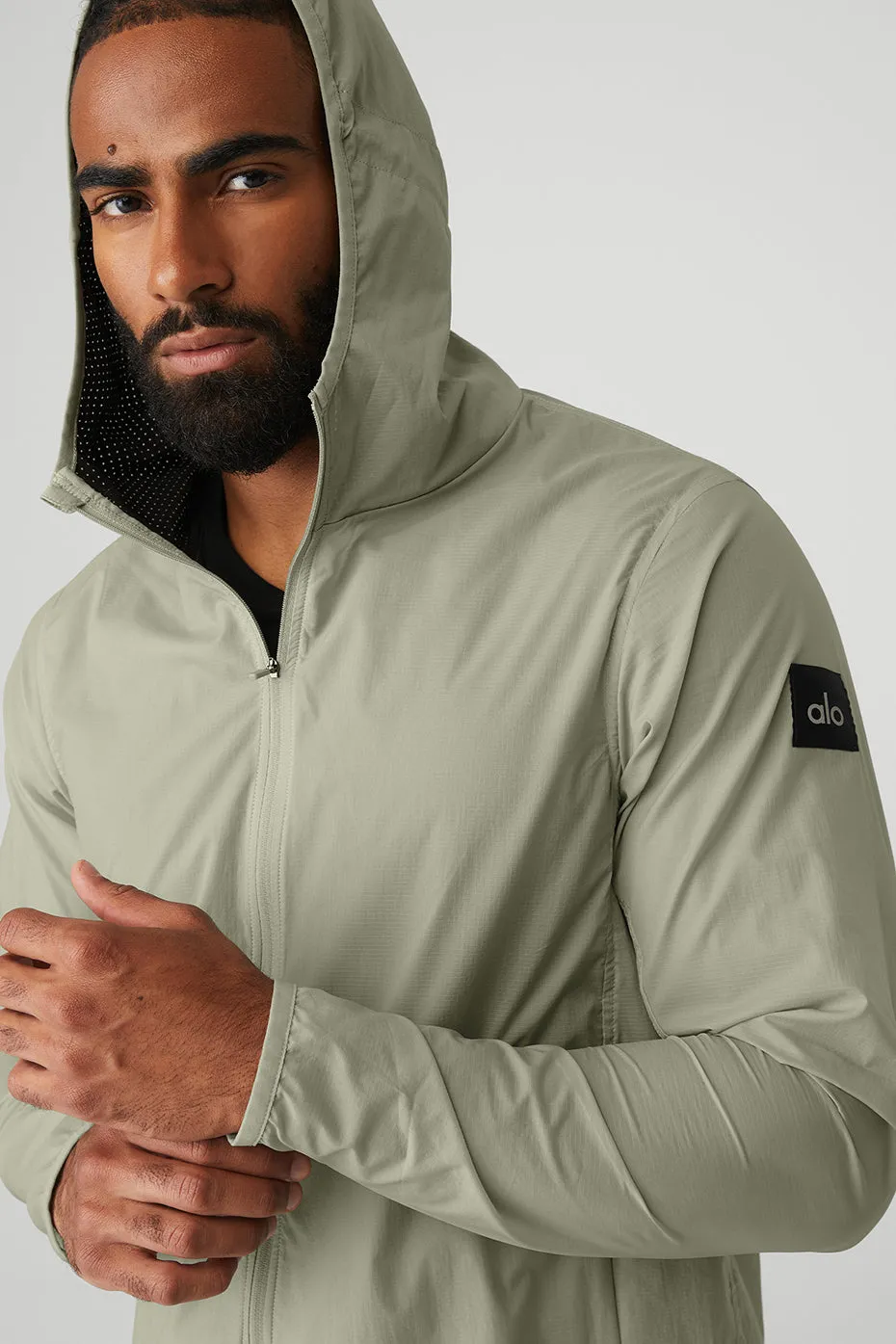 Repeat Running Jacket - Limestone