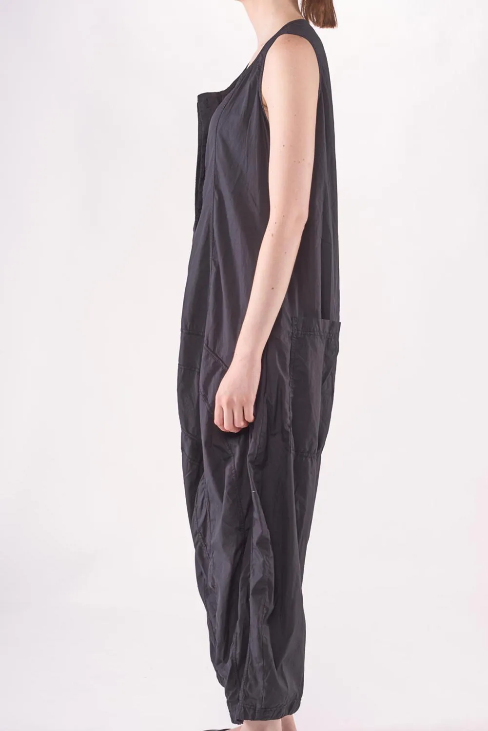 RUNDHOLZ Black Label Cotton Jumpsuit in Black