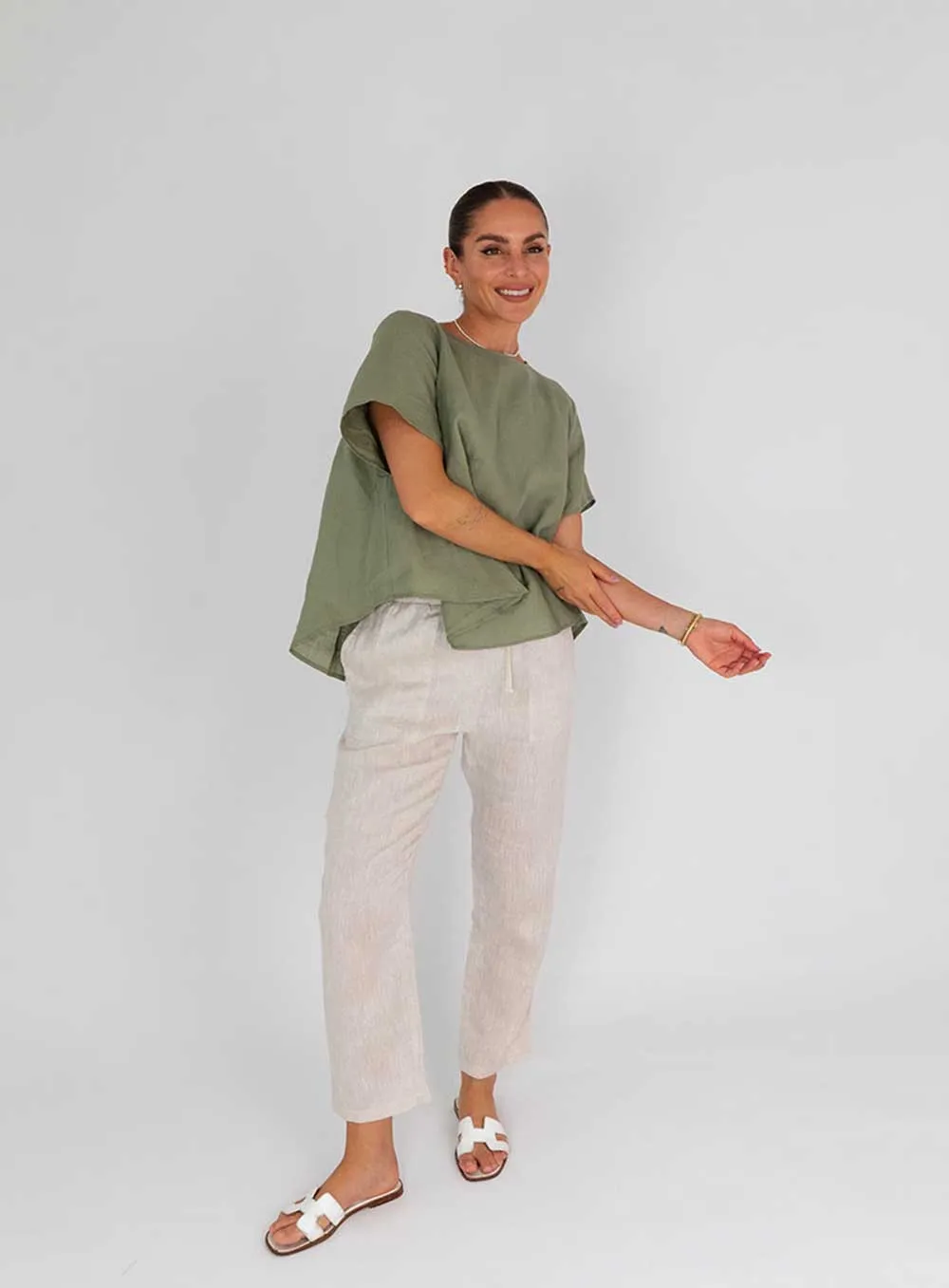 Sadie Top-KHAKI