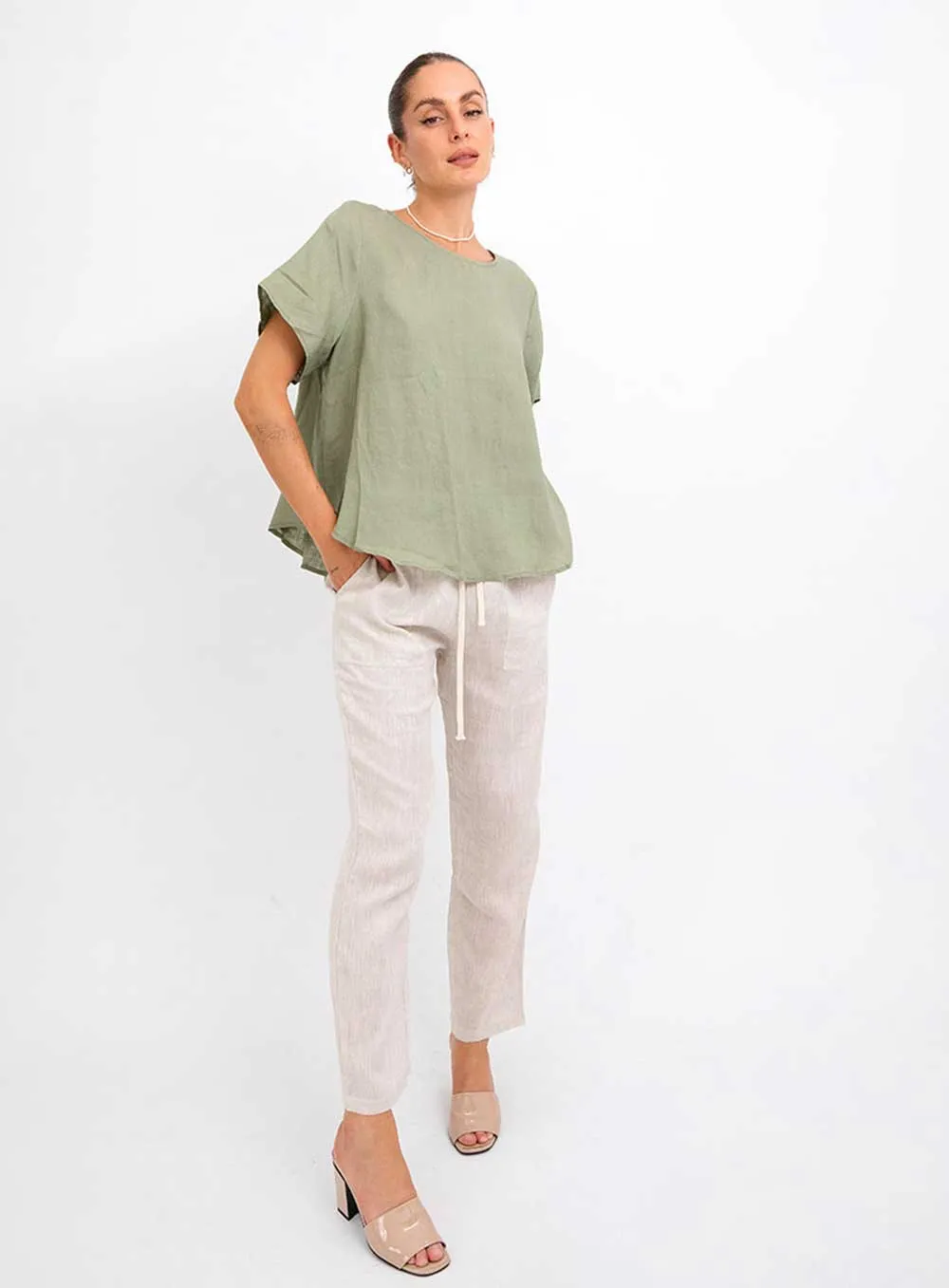 Sadie Top-KHAKI