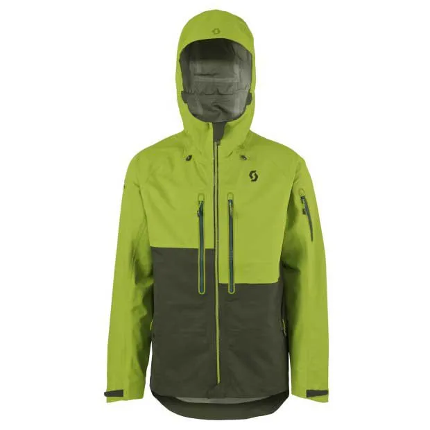 SCOTT EXPLORIAR 3L JACKET - GREEN - SIZE LARGE